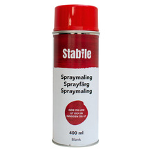 Spraymaling signalrød 400 ml - Stabile